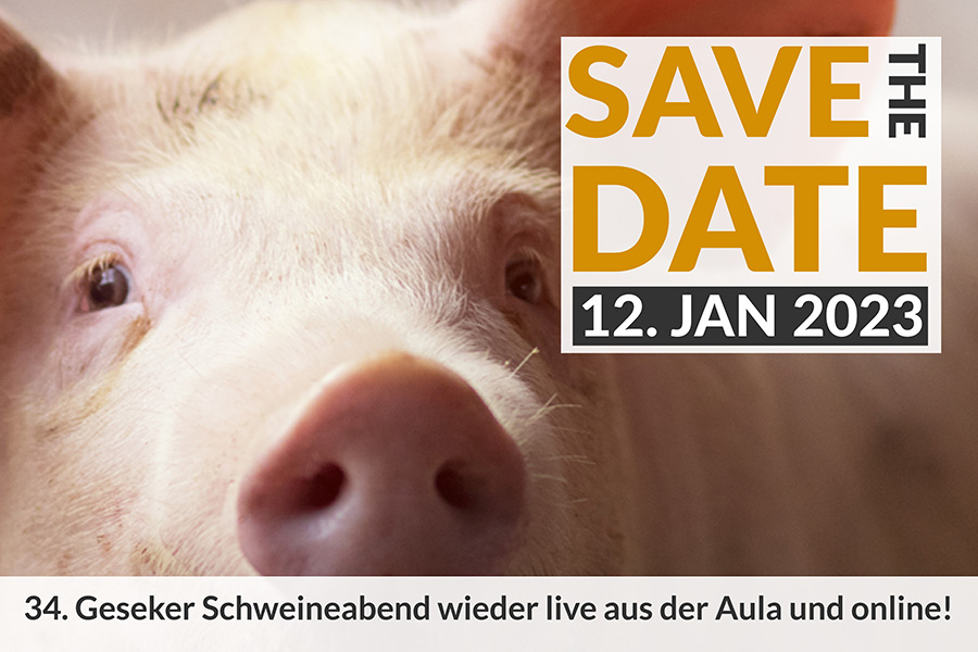 34. Geseker Schweineabend wieder live aus der Aula und online!
